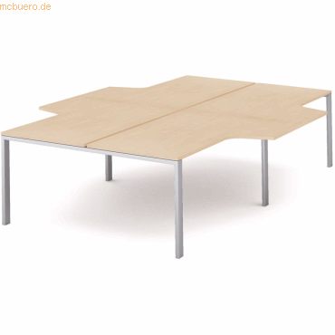 8427951016300 - Mehrfacharbeitstisch Total L-Form BxTxH 360x163 220x73cm Gestel