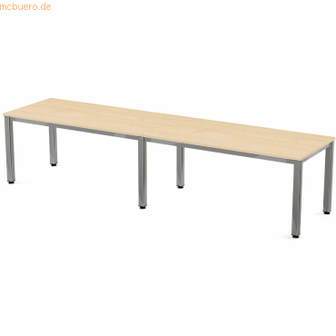 8427951930309 - Mehrfacharbeitstisch Executive BxTxH 360x80x73cm Gestell verchr