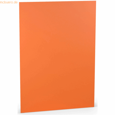 4014969290965 - 10 x Briefpapier A4 160g qm VE=10 Blatt Orange