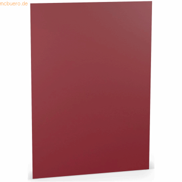 4014969290903 - 10 x Briefpapier A4 160g qm VE=10 Blatt Rosso