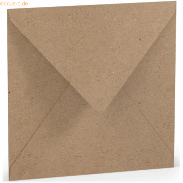 4014970090714 - 10 x Briefumschläge 164x164cm Nassklebung VE=5 Stück Kraft