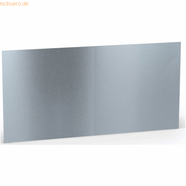 4014969321430 - 10 x Doppelkarte 157x157cm VE=5 Stück Silber