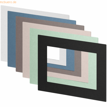 4014970376702 - 12 x Passepartout Colour Frames für 10x15cm VE=6x2 sortiert 4014970376702 - 12 x Passepartout Colour Frames für 10x15cm VE=6x2 sortiert
