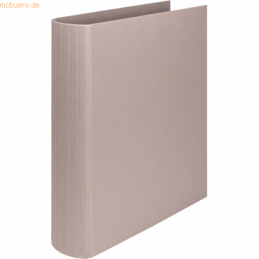 4014969659281 - 3 x Ringbuch Taupe 4 Ringe für DIN A4 Füllhöhe 50mm