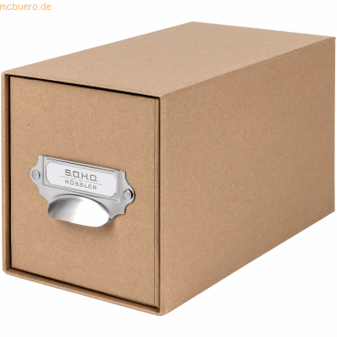 4014970092343 - 2 x CD-Schubladenbox Kraft mit Griff