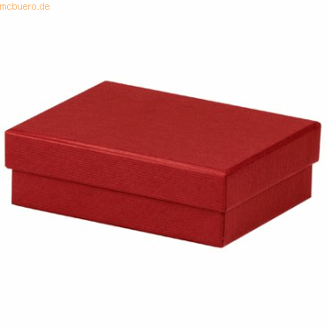 4014970383984 - 3 x Geschenkverpackung Boxline 96x128x40mm Rot