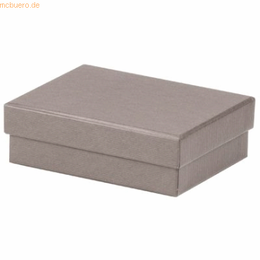 4014970384042 - 3 x Geschenkverpackung Boxline 96x128x40mm Taupe