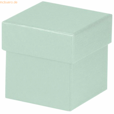 4014970384493 - 4 x Geschenkverpackung Boxline 65x65x65mm Mint