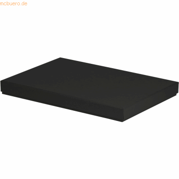 4014970383656 - 4 x Geschenkbox Boxline für A4 225x325x30mm Schwarz