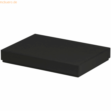 4014970383663 - 4 x Geschenkbox Boxline für A5 155x215x30mm Schwarz