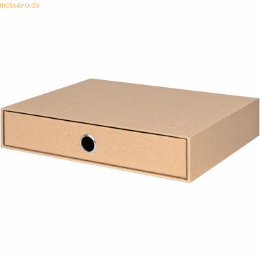 4014970092442 - 3 x Schubladenbox Kraft A4