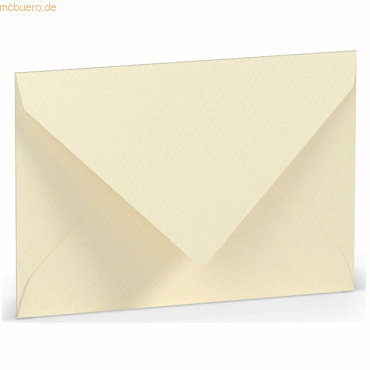 4014969048580 - 50 x Briefumschlag C7 Nassklebung Seidenfutter Chamois