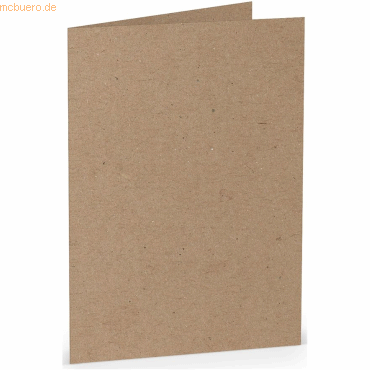4014970090325 - 50 x Doppelkarte B6 hoch Kraft 4014970090325 - 50 x Doppelkarte B6 hoch Kraft