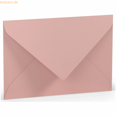 4014970099342 - 50 x Briefumschlag B6 Nassklebung Seidenfutter Rose