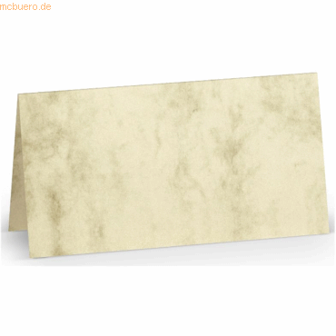 4014969352175 - 100 x Tischkarte 10x10cm Chamois Marmora