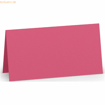 4014969352618 - 100 x Tischkarte 10x10cm Fuchsia