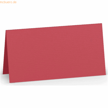 4014969352274 - 100 x Tischkarte 10x10cm Rot