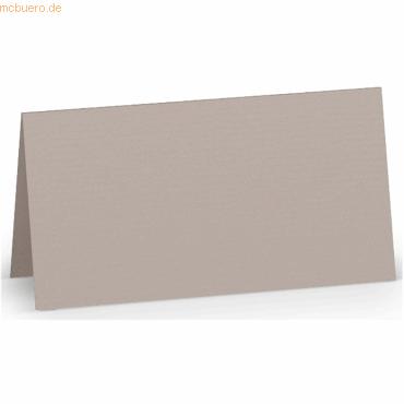 4014969660287 - 100 x Tischkarte 10x10cm Taupe