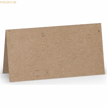 4014970090356 - 100 x Tischkarte 10x10cm Kraft