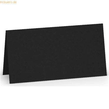 4014969352373 - 100 x Tischkarte 10x10cm Schwarz