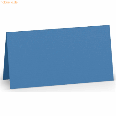 4014969352472 - 100 x Tischkarte 10x10cm Stahlblau