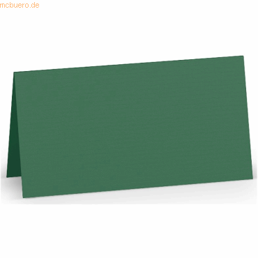 4014969352489 - 100 x Tischkarte 10x10cm Tannengrün