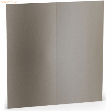 4014969713761 - 100 x Doppelkarte DL hoch taupe metallic 4014969713761 - 100 x Doppelkarte DL hoch taupe metallic