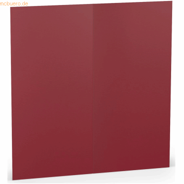 4014969249000 - 100 x Doppelkarte DL hoch Rosso