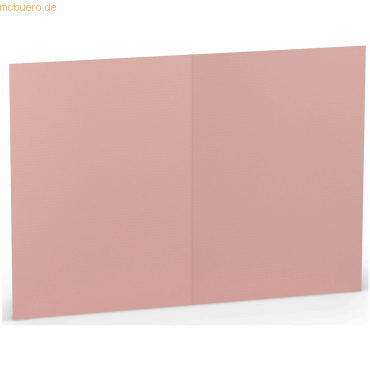 4014970099571 - 100 x Doppelkarte A6 hoch Rose