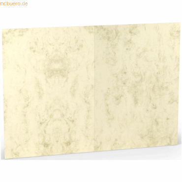 4014969241042 - 50 x Doppelkarte A5 hoch Chamois Marmora 4014969241042 - 50 x Doppelkarte A5 hoch Chamois Marmora