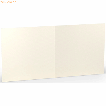 4014969344521 - 25 x Doppelkarte 157x157cm Ivory