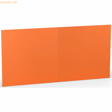 4014969344552 - 25 x Doppelkarte 157x157cm Orange