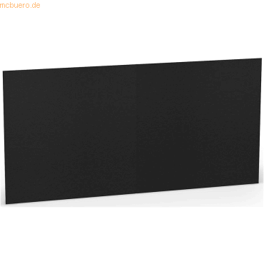 4014969344705 - 25 x Doppelkarte 157x157cm Schwarz