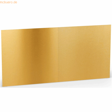 4014969344729 - 25 x Doppelkarte 157x157cm Gold