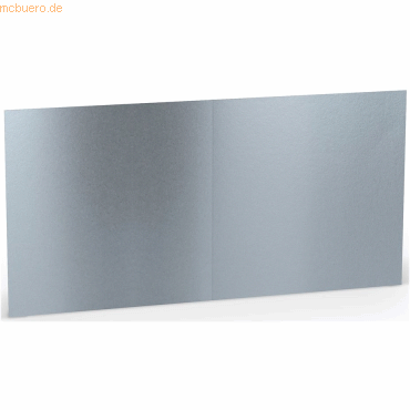 4014969344743 - 25 x Doppelkarte 157x157cm Silber