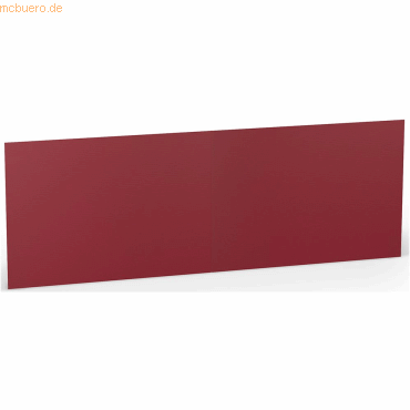 4014969508213 - 50 x Doppelkarte B6 quer 220 g qm Rosso