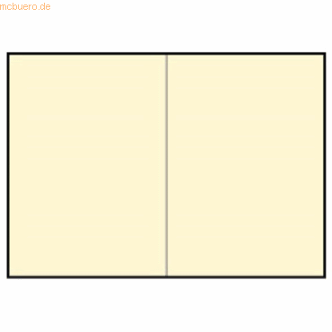 4014969542804 - 50 x Einlegeblatt doppelt für A6 hoch 100g qm Chamois