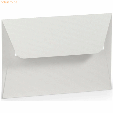 4014969648698 - 50 x Briefumschlag Haftklebung C6 Seidenfutter Eisgrau