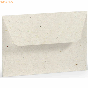 4014970245947 - 50 x Briefumschlag Haftklebung C6 Seidenfutter Terra Vanilla