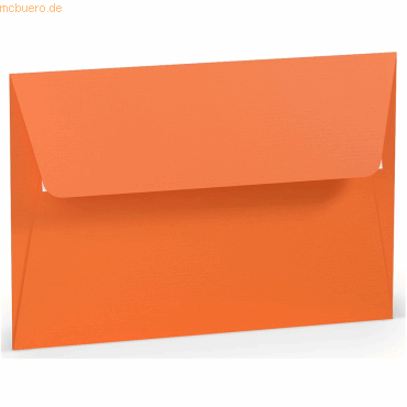 4014969649213 - 50 x Briefumschlag Haftklebung B6 Seidenfutter Orange