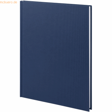 4014969627372 - 3 x Notizbuch gebunden A4 96 Blatt Navy