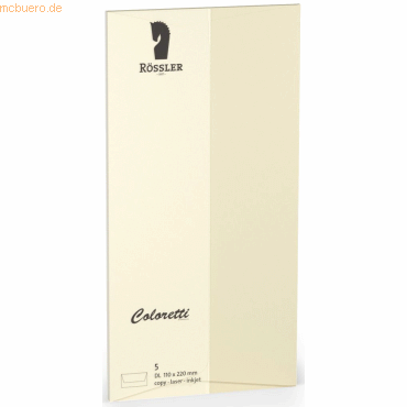 4014969497777 - Briefumschlag 220702512 Din Lang ohne Fenster nassklebend 80g creme 4014969497777 5 Stück