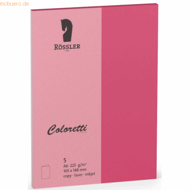 4014969571613 - Briefkarte 220706554 A5 210mm x 148mm (BxH) 220g pink 401496