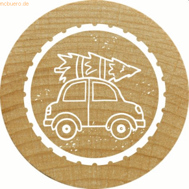 5420078607065 - 3 x Stempel Woodies Auto mit Tannenbaum