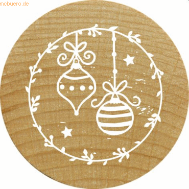 5420078607133 - 3 x Stempel Woodies Weihnachtskugeln