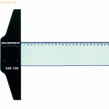 4012108119405 - Zeichenschiene MXF Acryl 100 cm mit Teilung