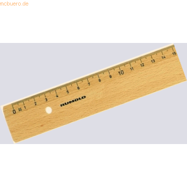 4012108058704 - Holzlineal Buche 17cm