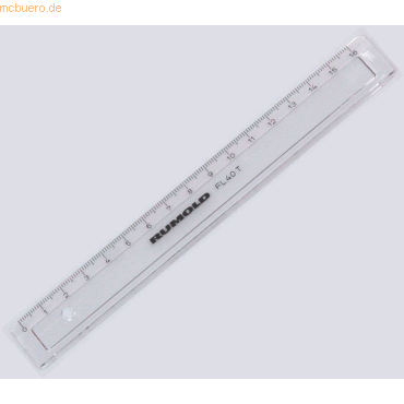 4012108047203 - Schullineal 16 cm transparent