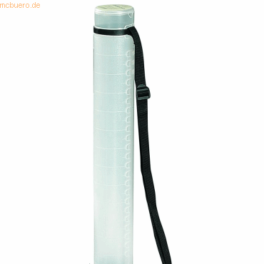 4012108089302 - Zeichenrollenköcher ZR6613 Polyethylen transparent schwarz