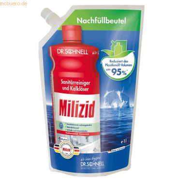 4008439300803 - Sanitärreiniger   Kalklöser Milizid Konzentrat Refill-Beut